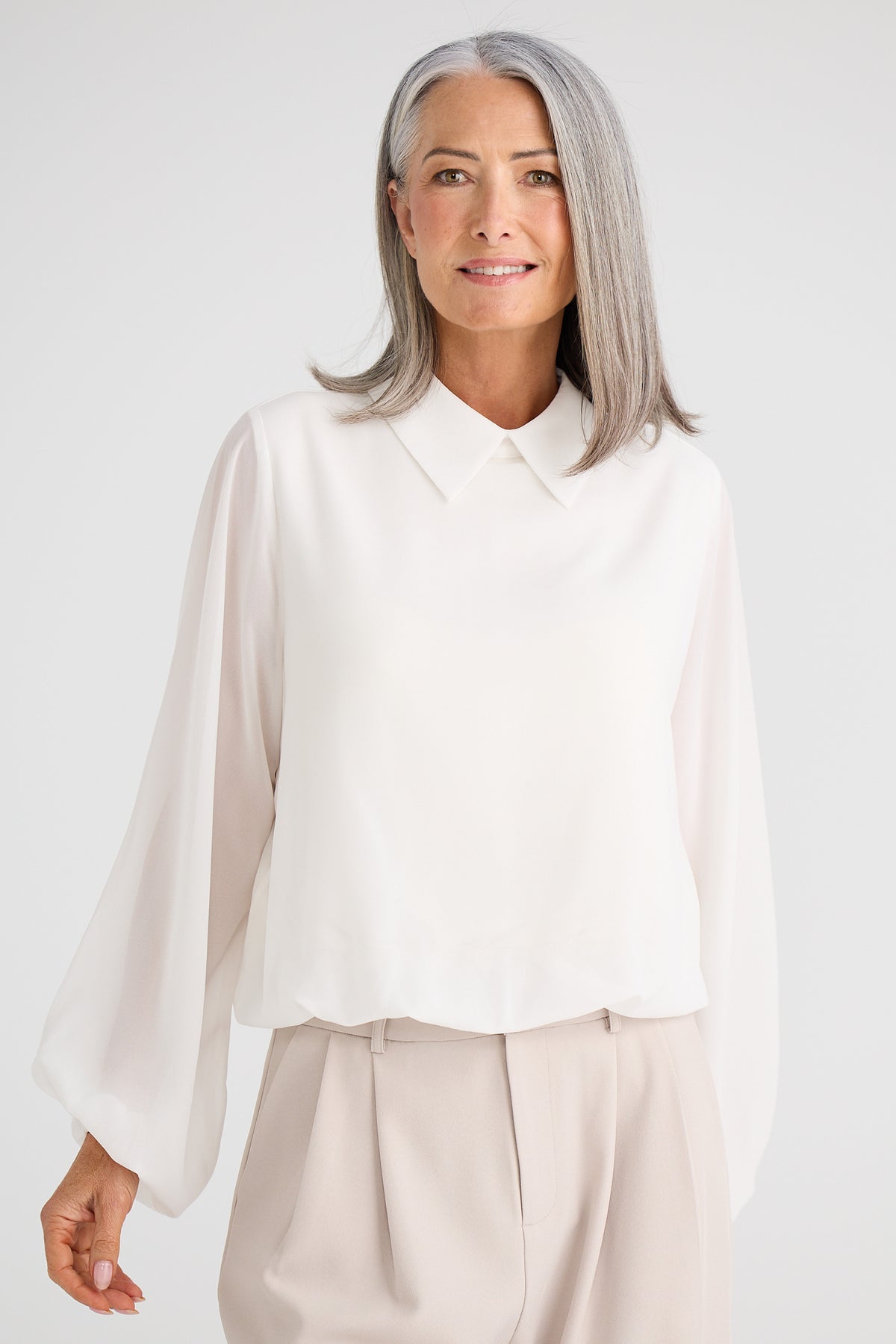 Brave & True Gwyneth Ivory Top