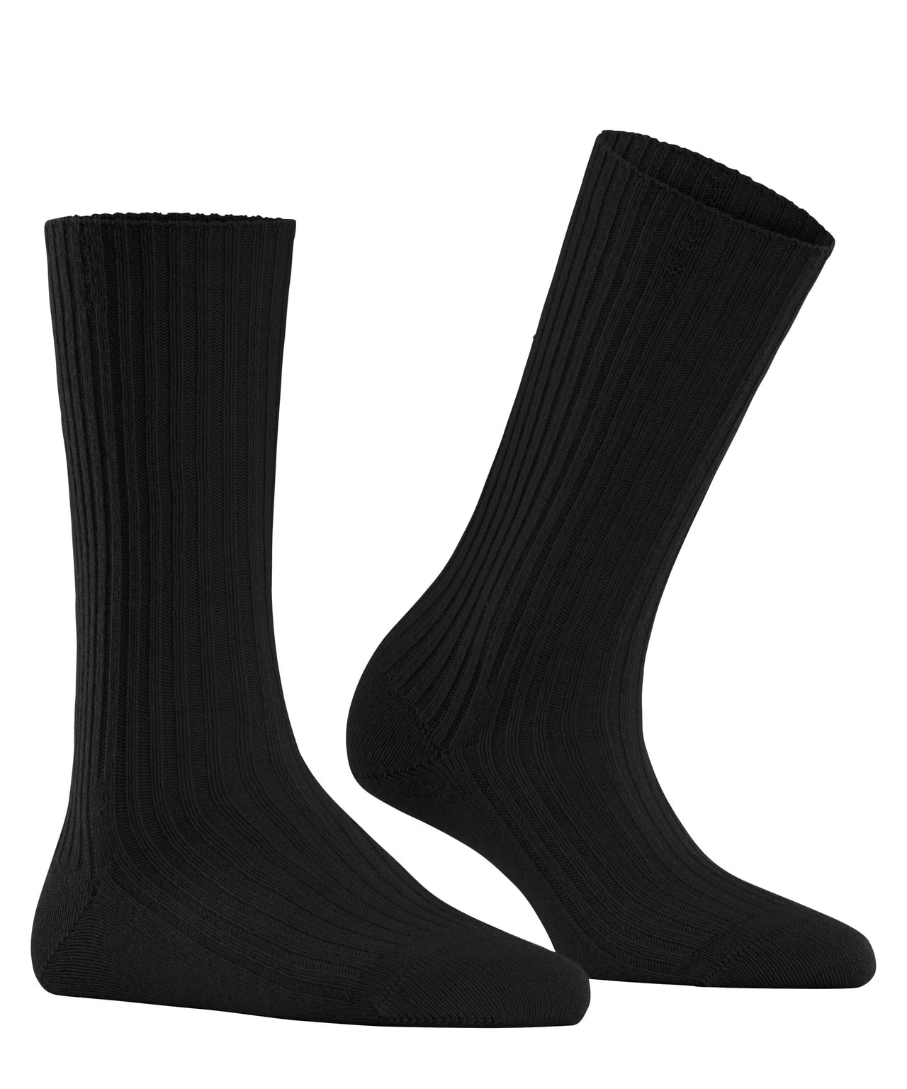 Falke Women Cosy Wool Boot Socks - Black