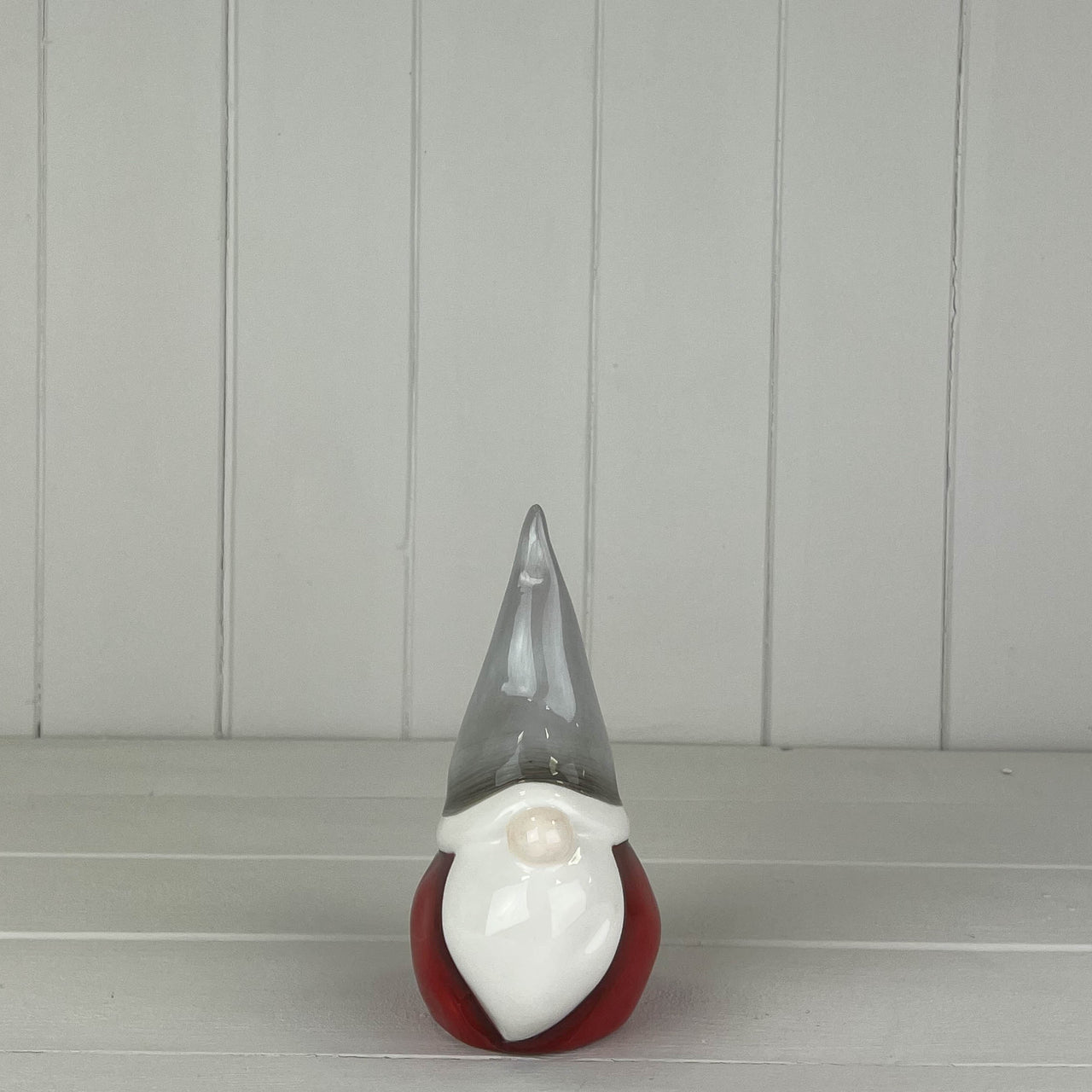 Satchville Red/Grey Ceramic Gonk