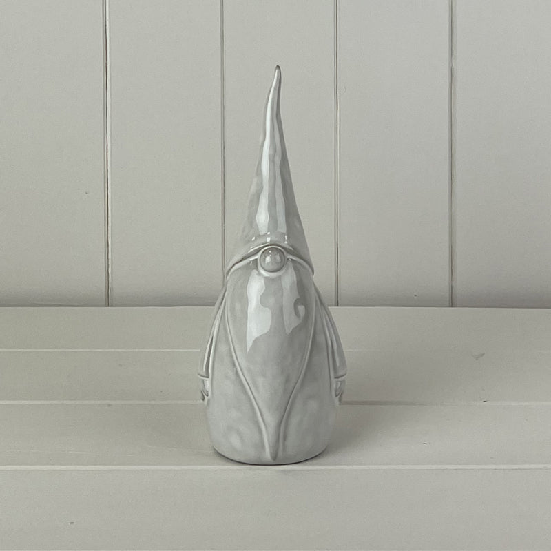Satchville Glazed Ceramic Gonk Ornament With Textured Detail