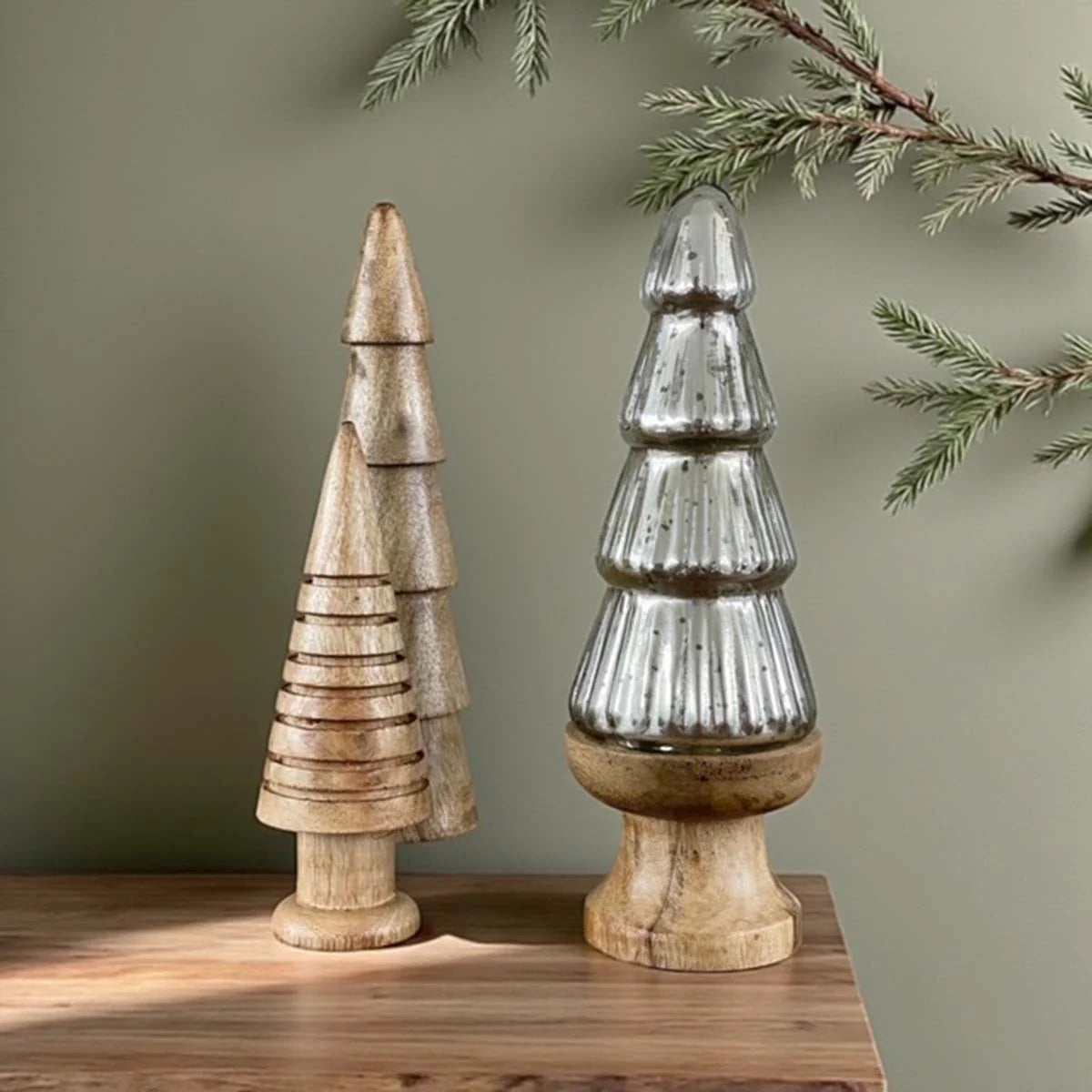 Biggie Best Nordic Etched Wooden Tree