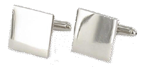 Sarome Square Plain Cufflinks