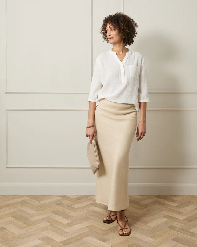 Chalk Maeve Skirt - Stone
