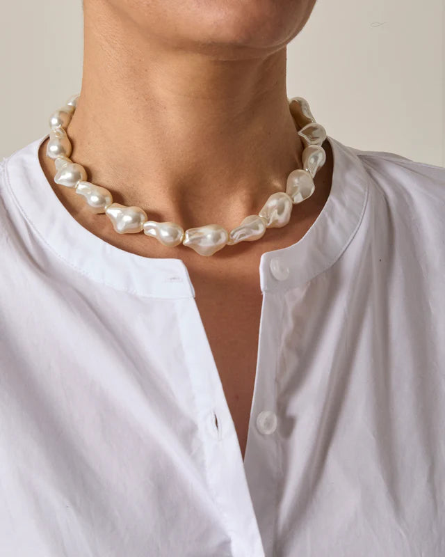 Chalk Eastbourne Necklace - Pearl