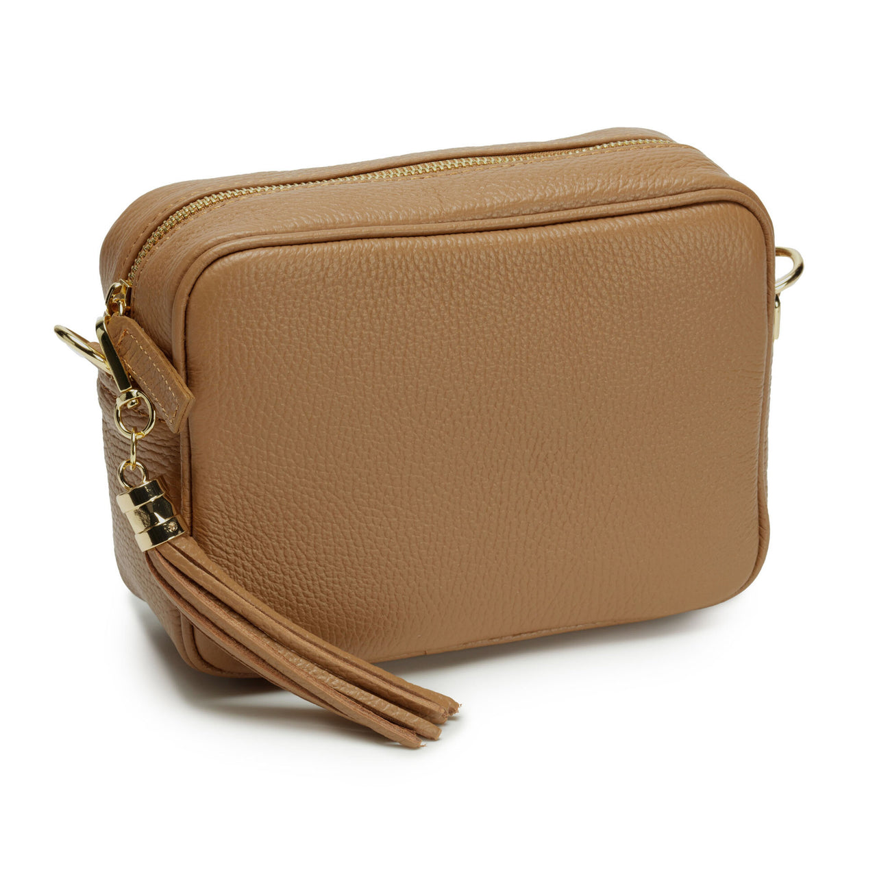 Elie Beaumont Crossbody Handbag - Camel