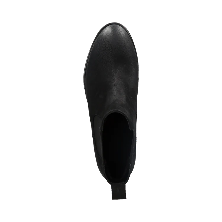 Bugatti Ladies Black Suede Ankle Boots
