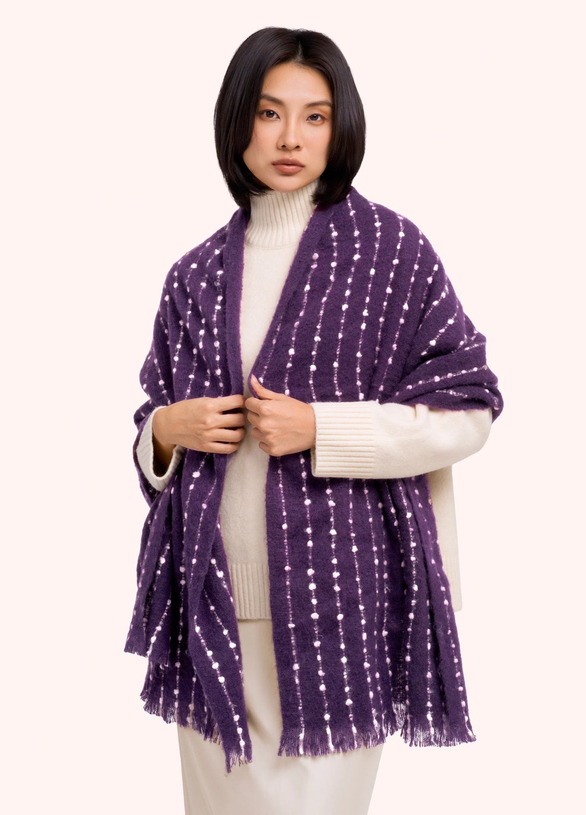 Powder Dakota Scarf - Damson