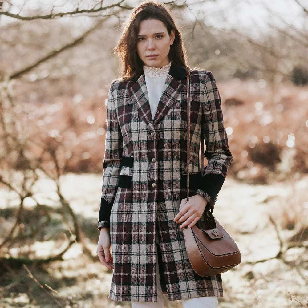 Welligogs Demelza Check Wool Coat