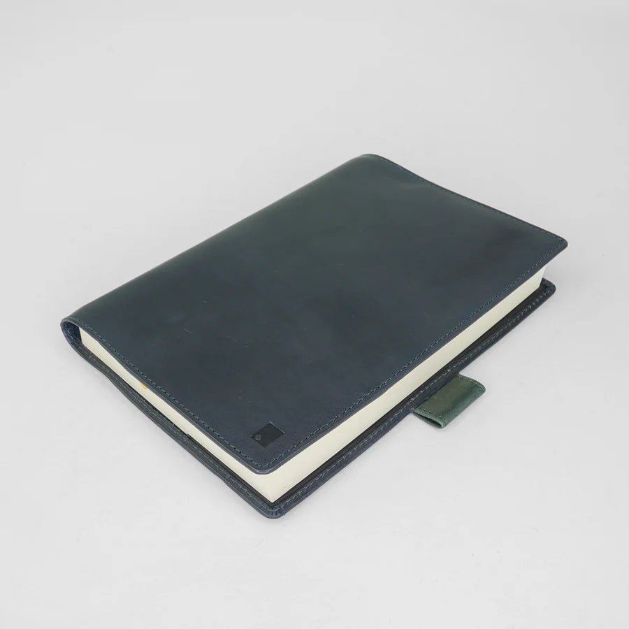 Sophos Leather Notebook Navy