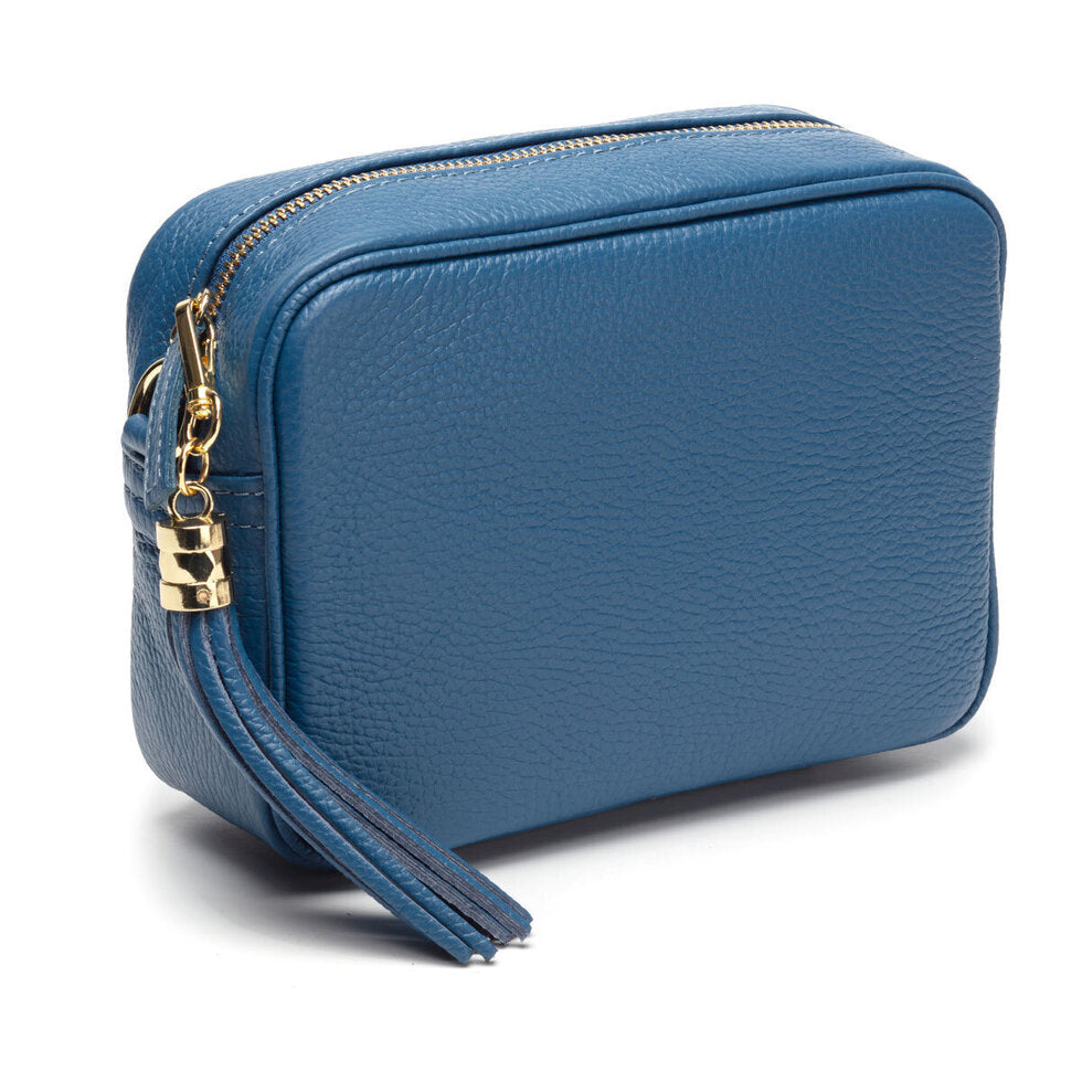 Elie Beaumont Crossbody Handbag - Denim Blue
