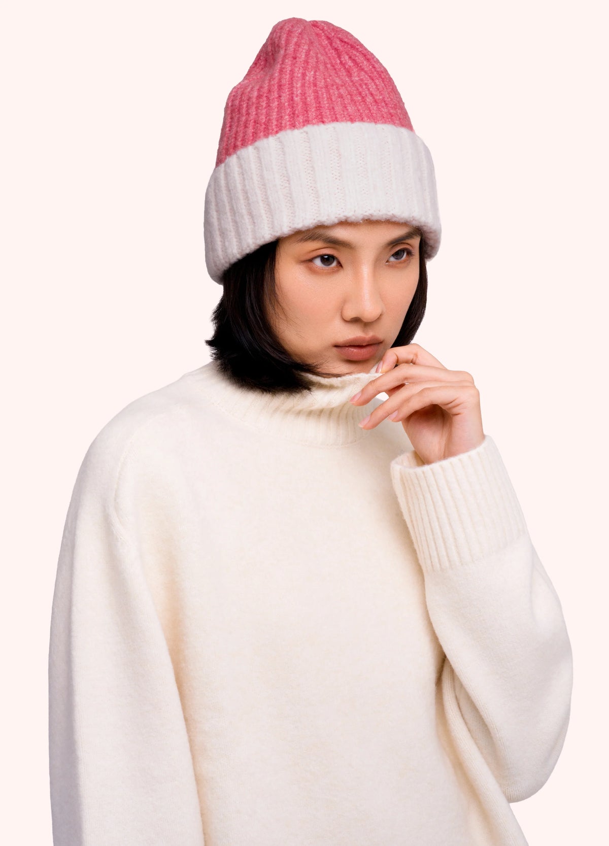 Powder Beanie - Coral