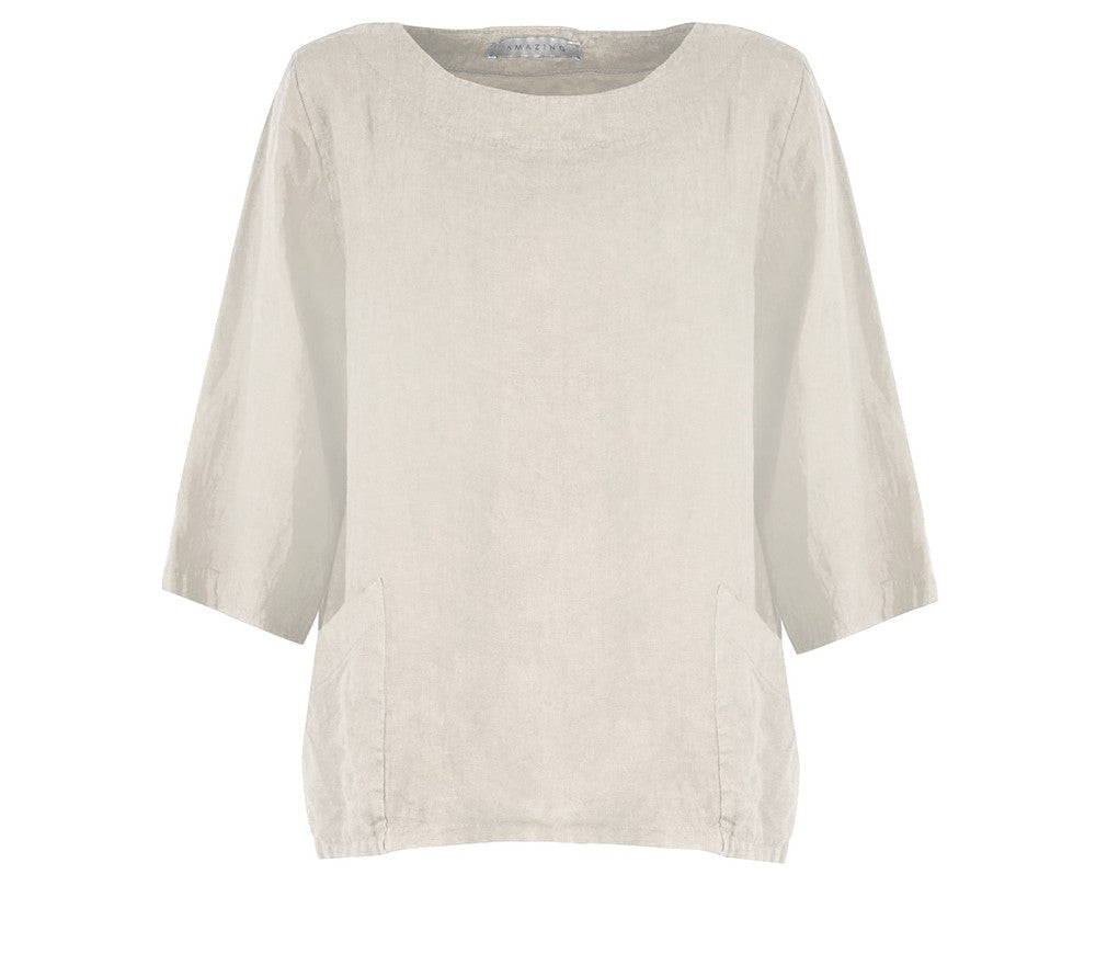 Amazing Woman Edie Top - Natural