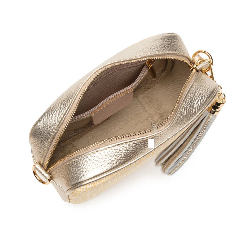 Elie Beaumont Raffia Handbag - Gold