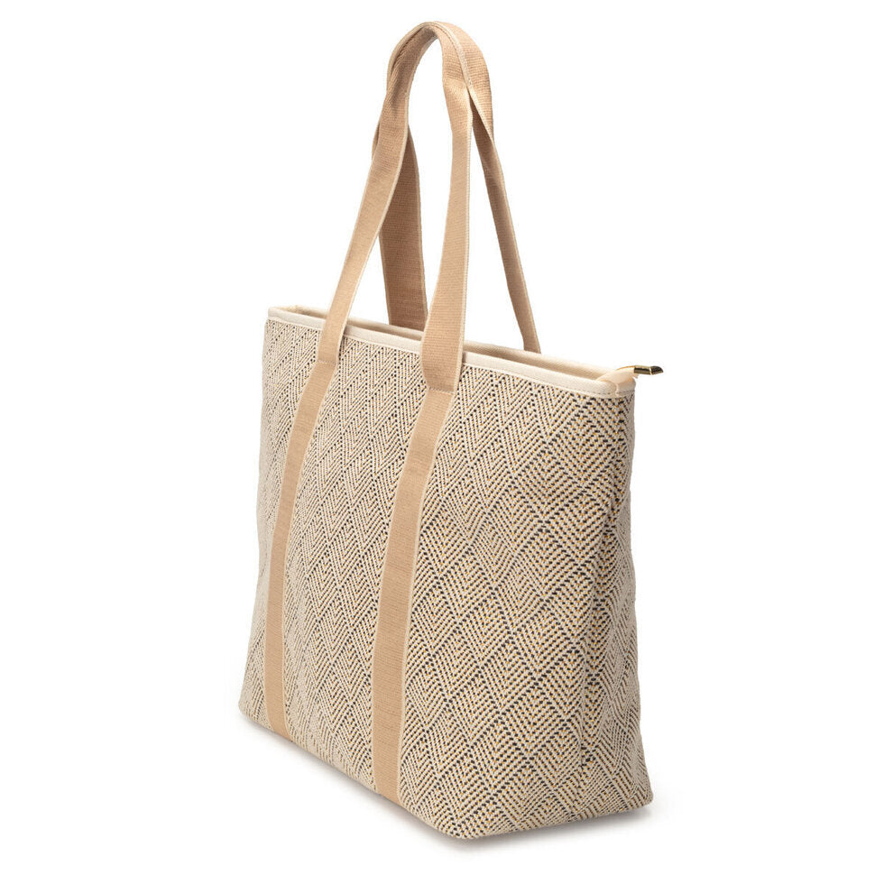 Elie Beaumont Summer Tote - Geometric Black