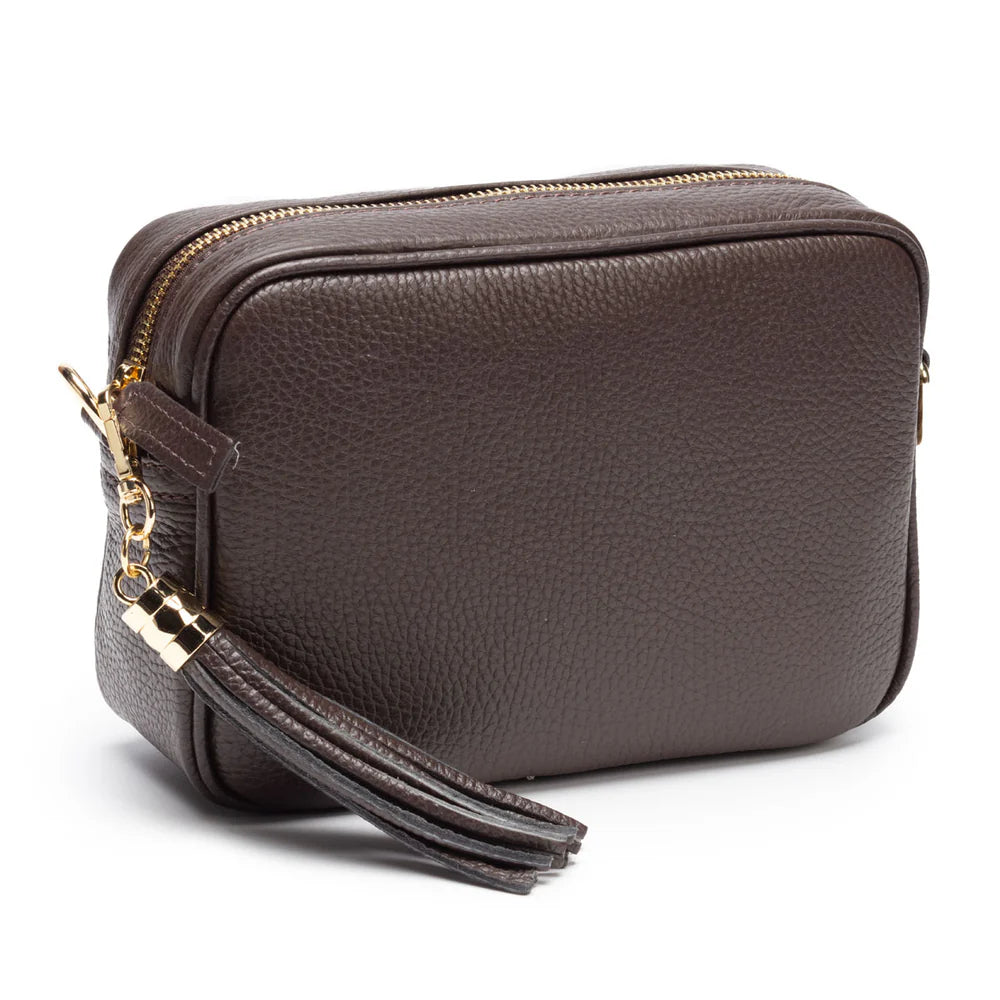 Elie Beaumont Crossbody Handbag - Chocolate