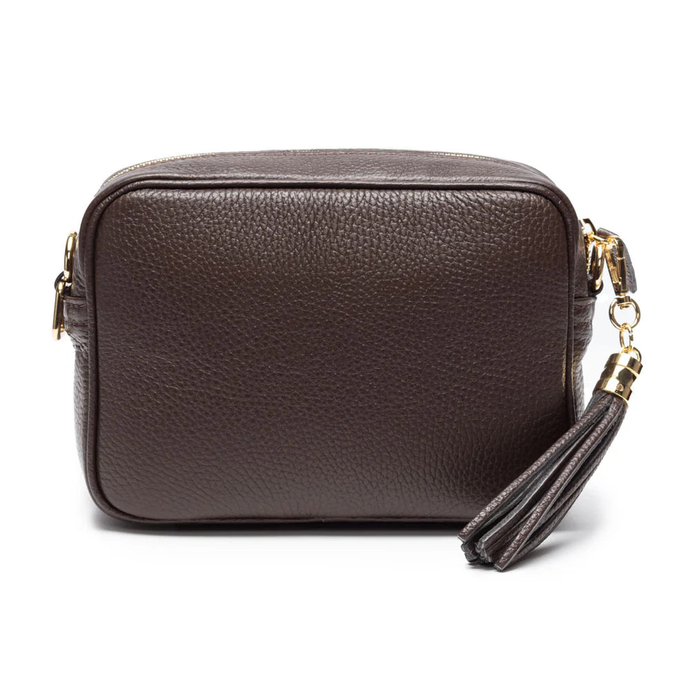 Elie Beaumont Crossbody Handbag - Chocolate