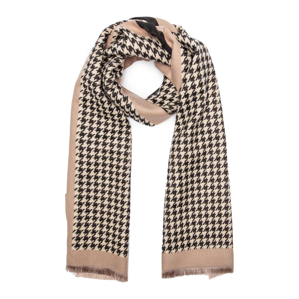Elie Beaumont Scarf- Dog Tooth