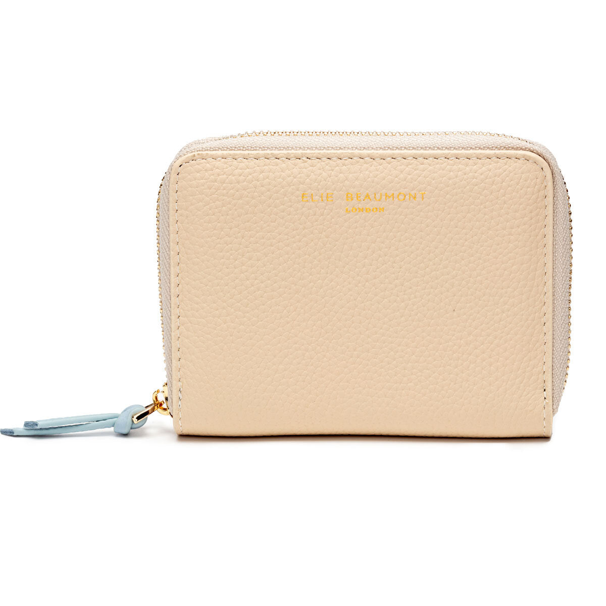 Elie Beaumont Zipper Purse - Stone