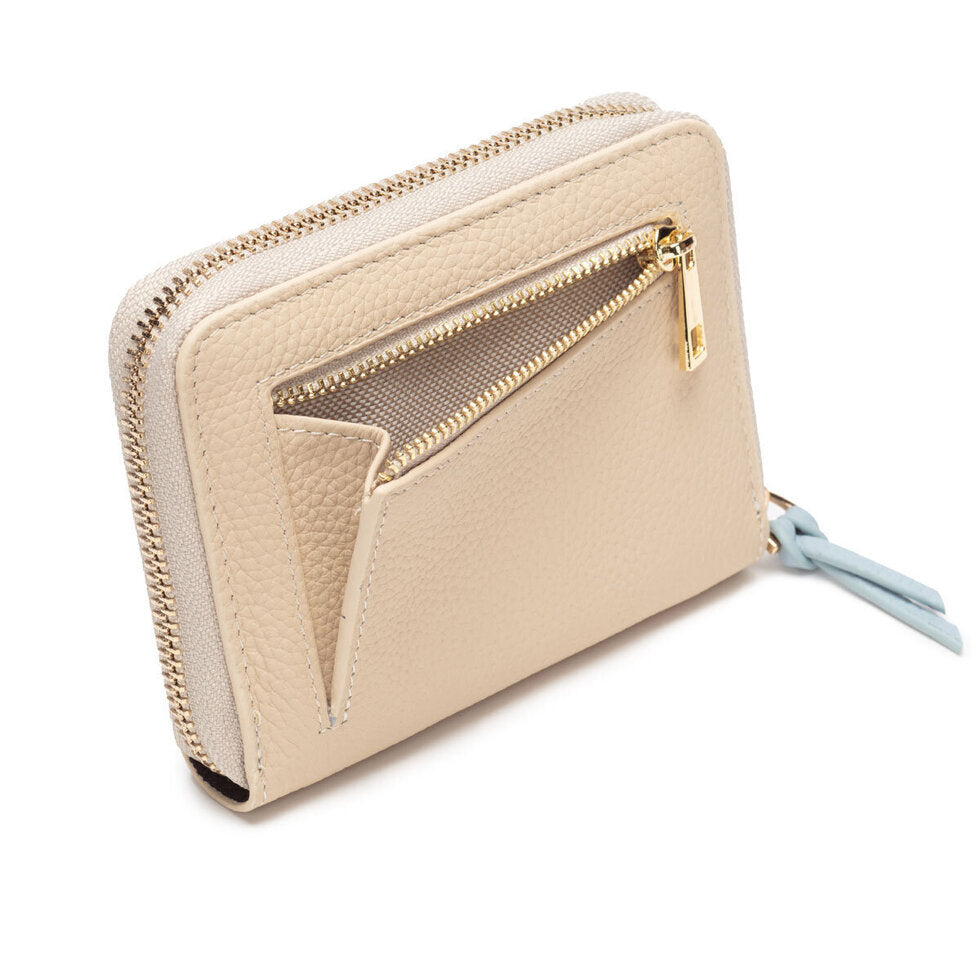 Elie Beaumont Zipper Purse - Stone