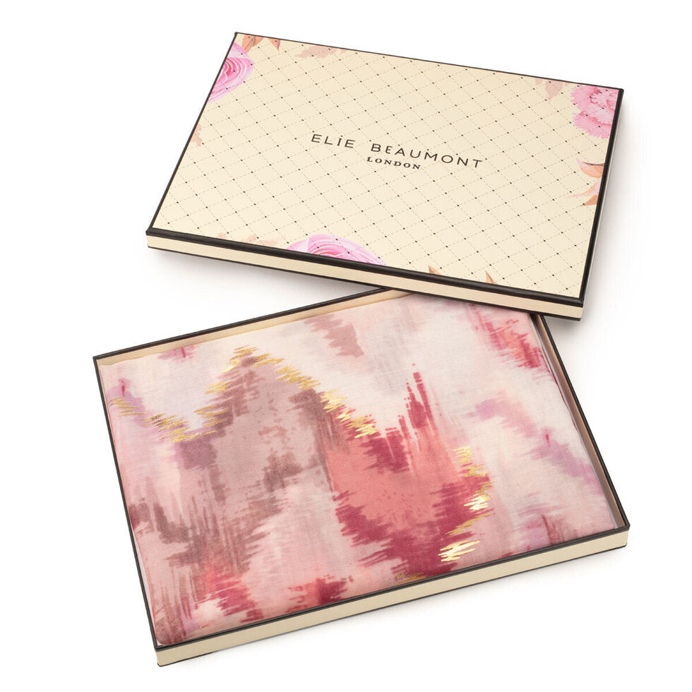 Elie Beaumont Light Weight Scarf - Sorbet Quartz