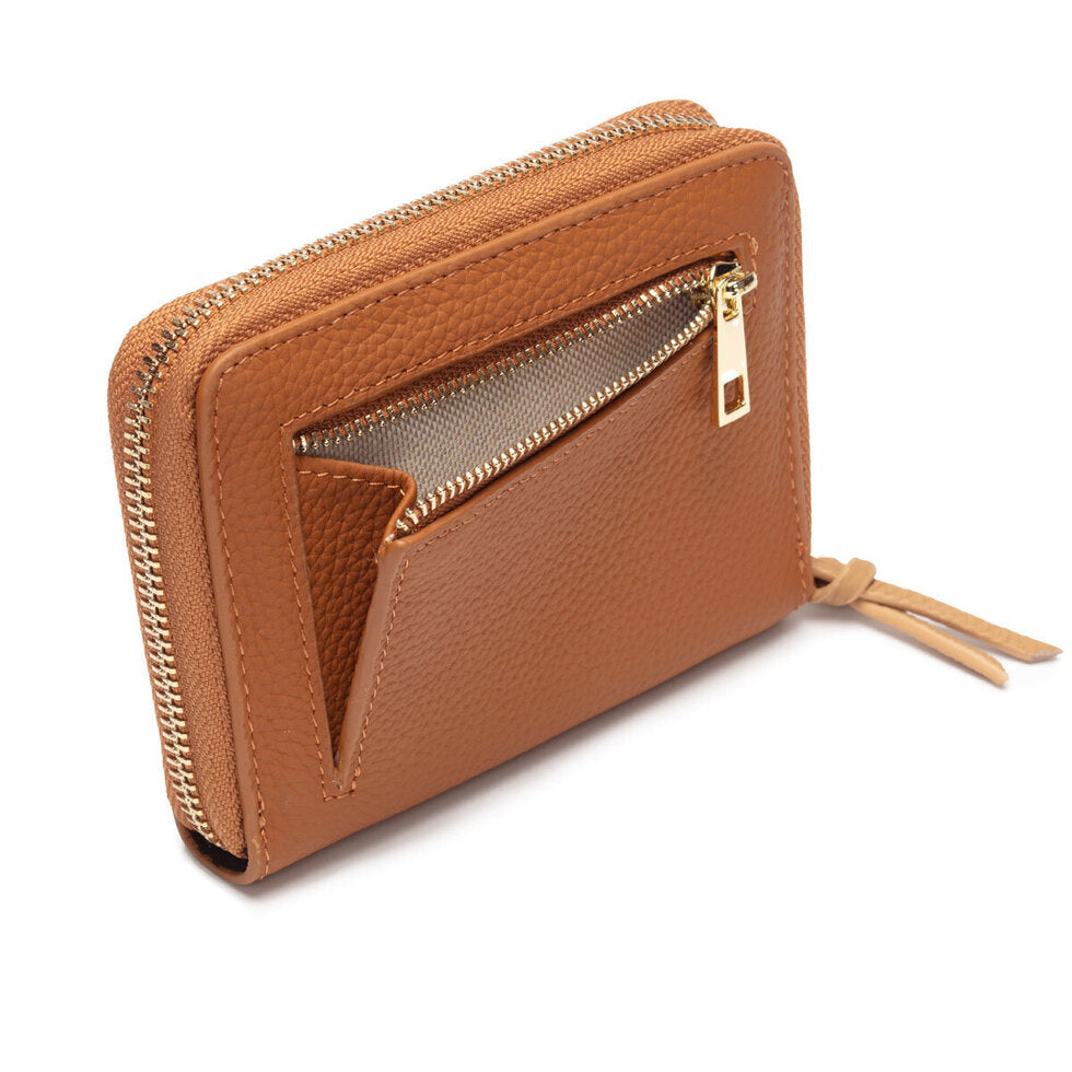 Elie Beaumont Zipper Purse - Tan