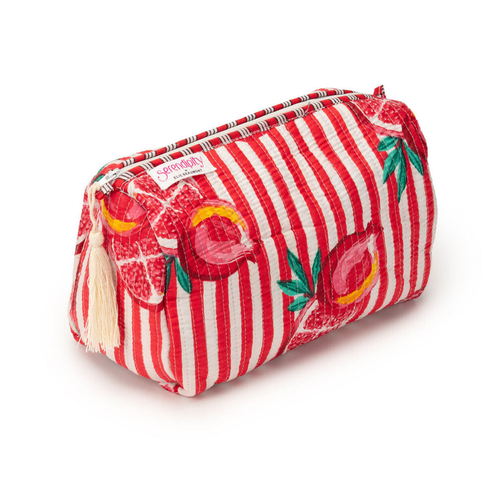 Elie Beaumont Serendipity Cosmetic Cases Pomegranate