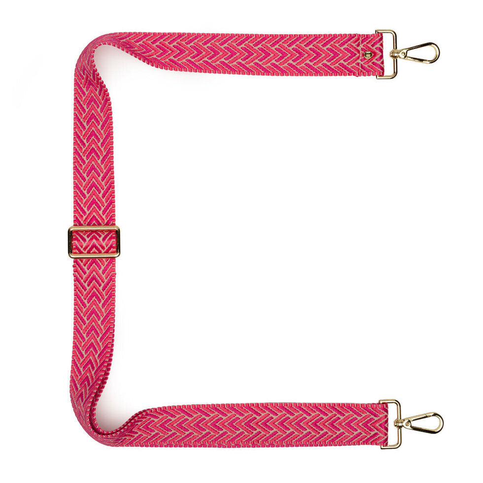 Elie Beaumont Strap Cerise Herringbone