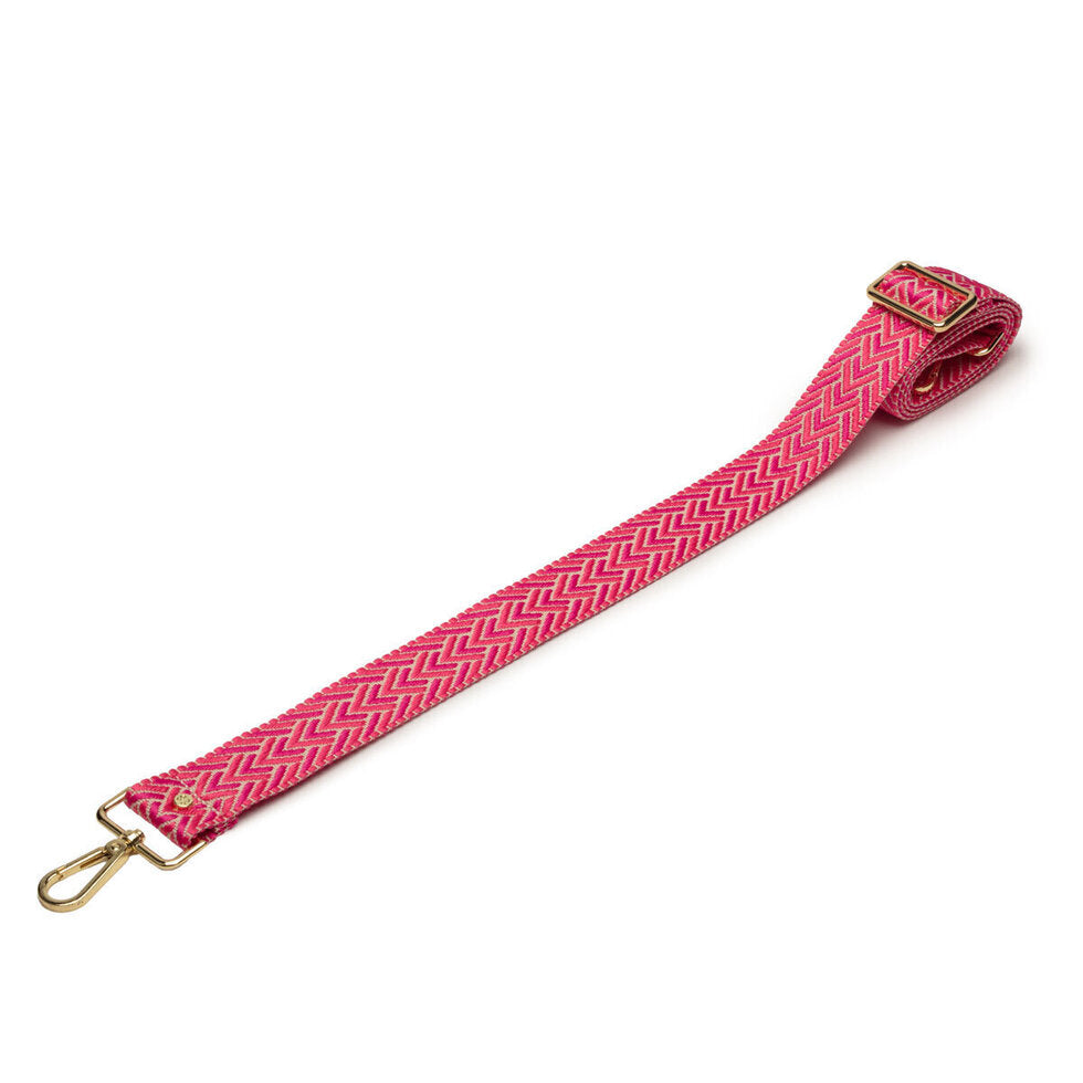 Elie Beaumont Strap Cerise Herringbone