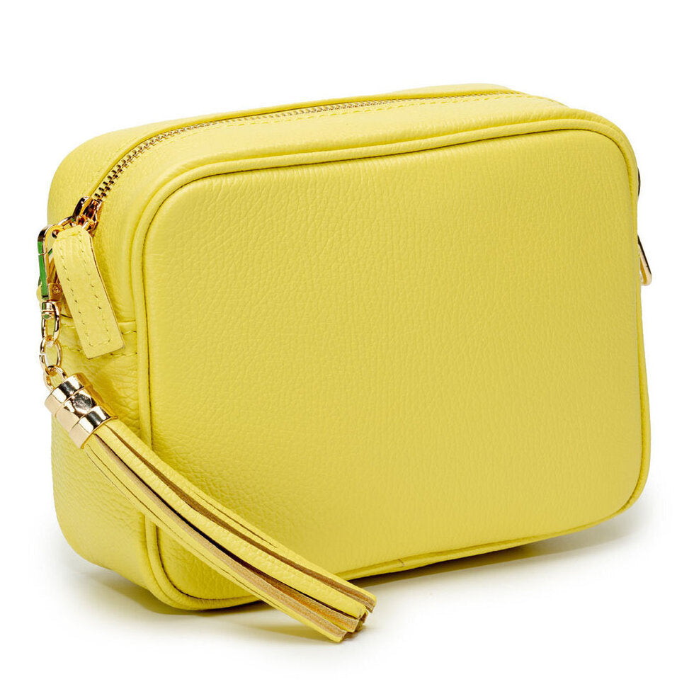Elie Beaumont Crossbody Handbag - Lemon