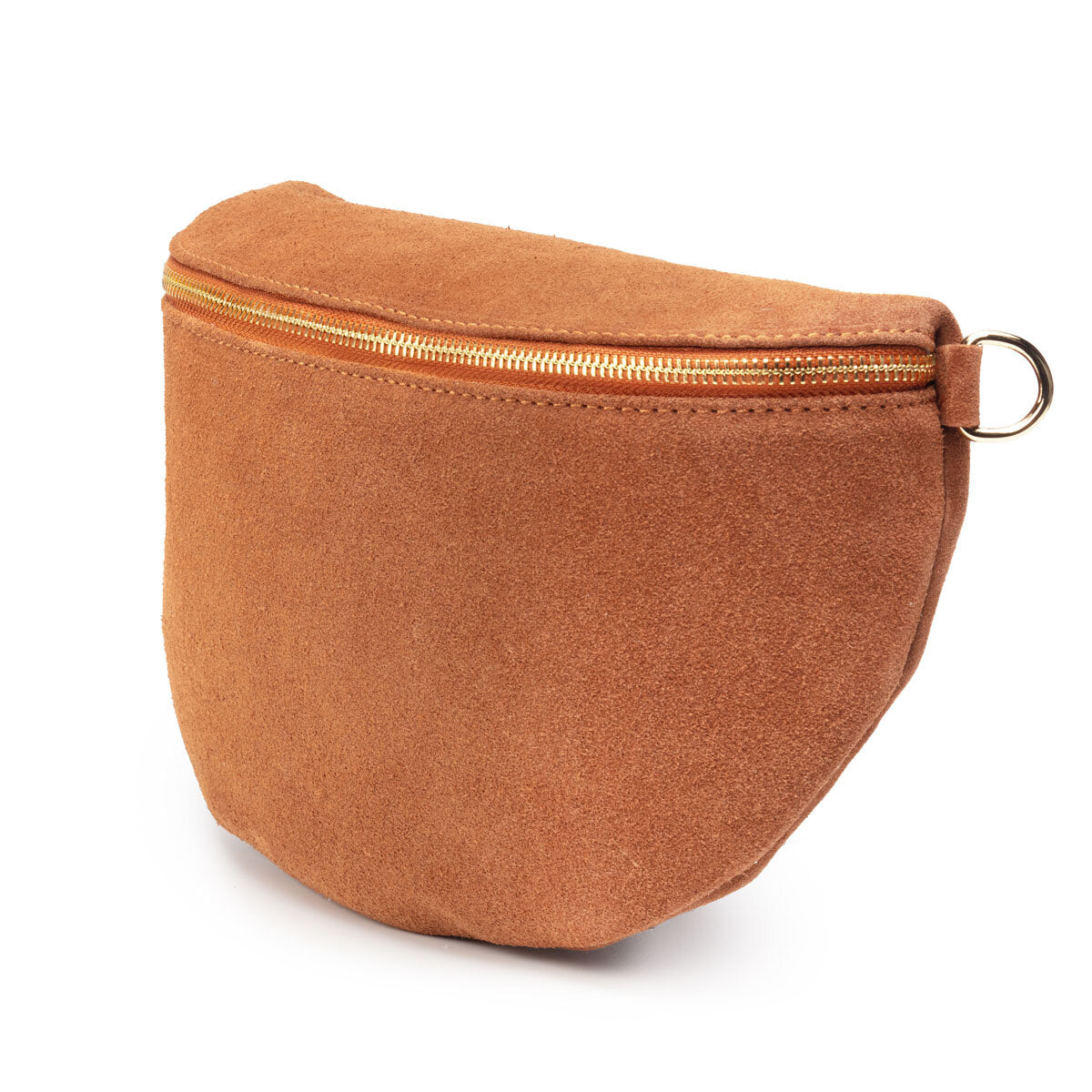 Elie Beaumont Suede Slingbag Handbag -  Tan