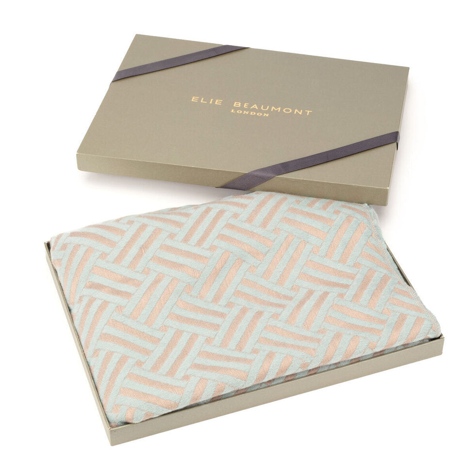Elie Beaumont Winter Scarf Elite - Woven Duck Egg