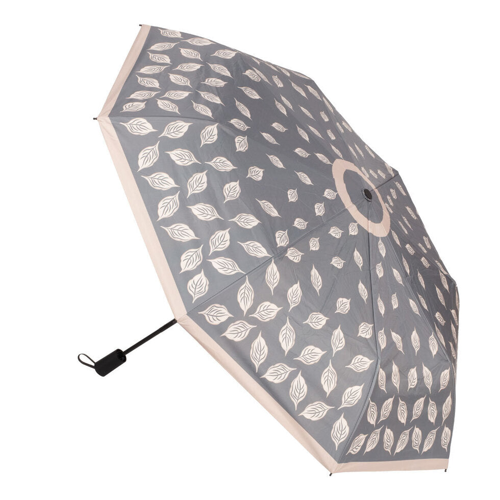 Elie Beaumont Umbrella Grey Leaves