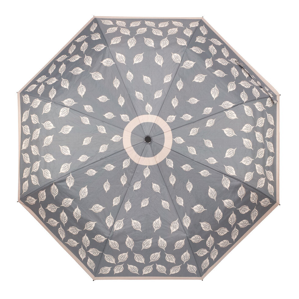 Elie Beaumont Umbrella Grey Leaves