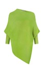 Amazing Woman Emilie Kiwi Asymmetric Draped Jumper