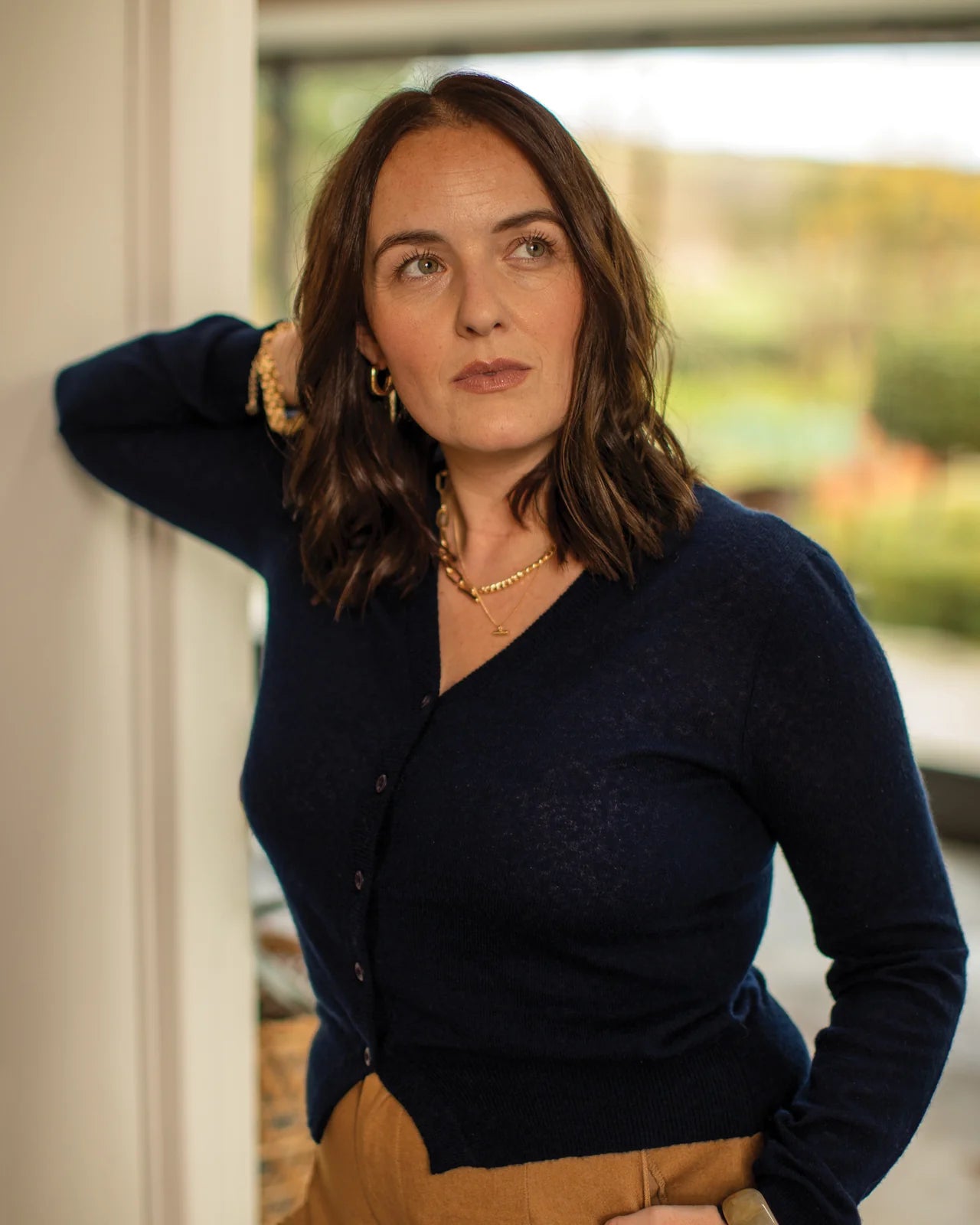 Chalk Estelle Cardigan - Navy
