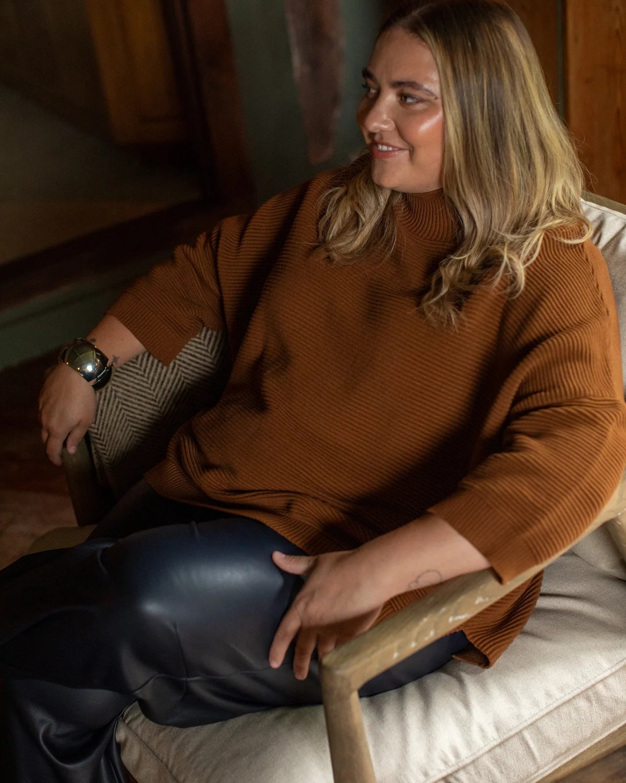 Vicki Jumper Tobacco