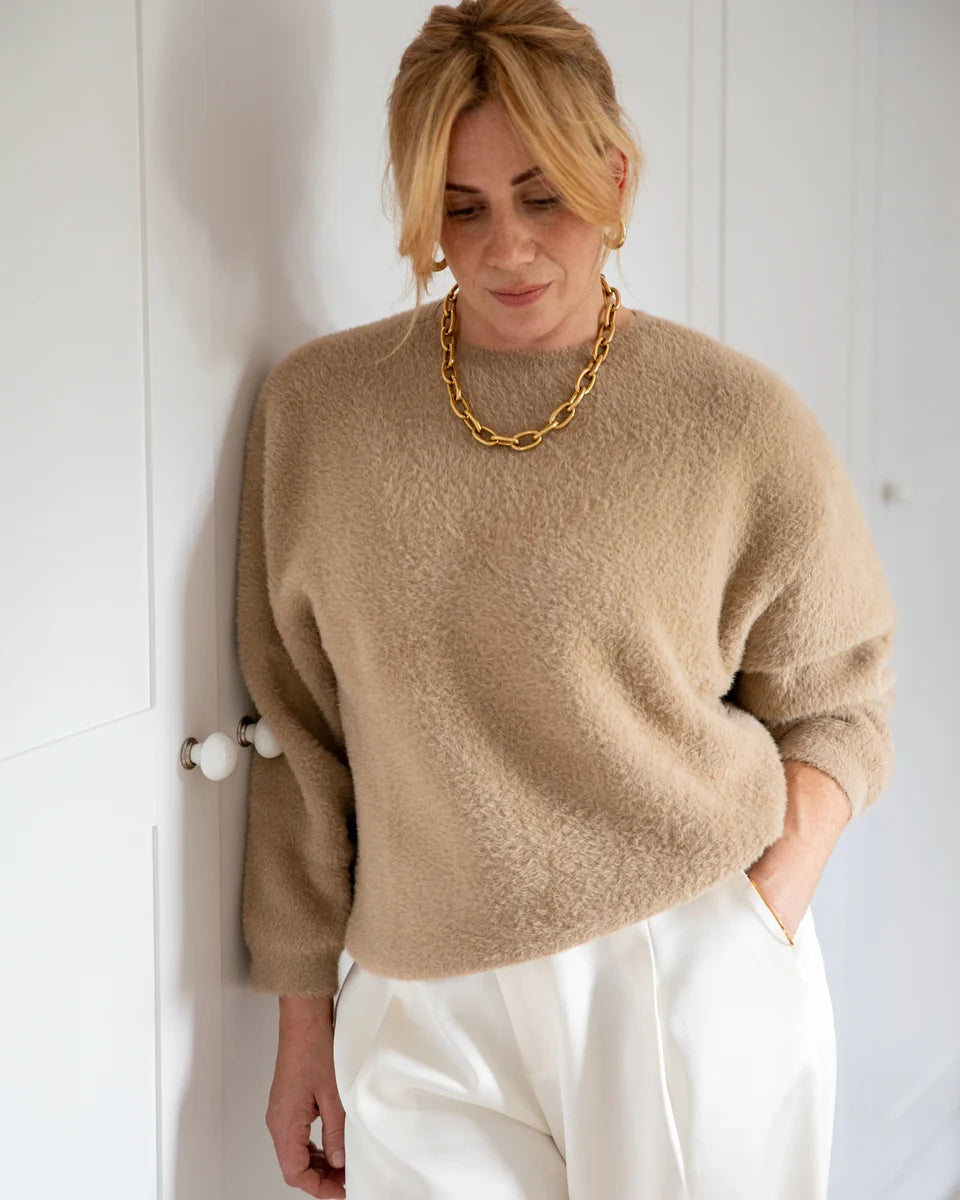 Rugby Jumper Light Tan
