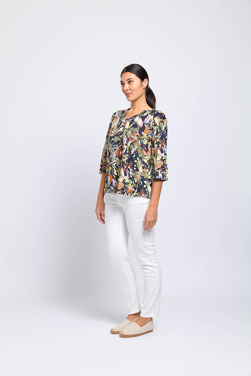 Foil Fuss Celebrity Status Jungle Fever Top