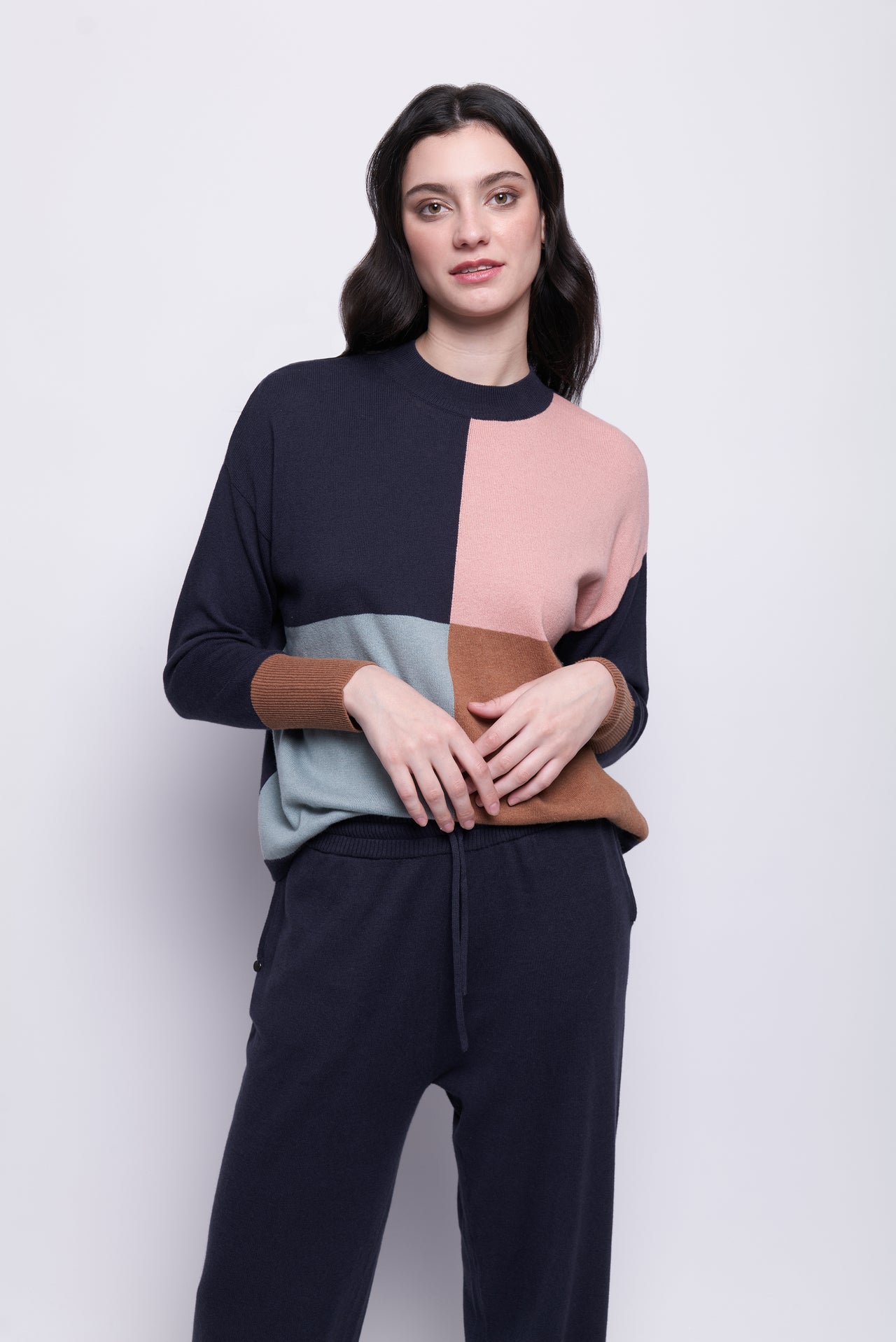 Foil Looking Sharp Sweater - Midnight Mix