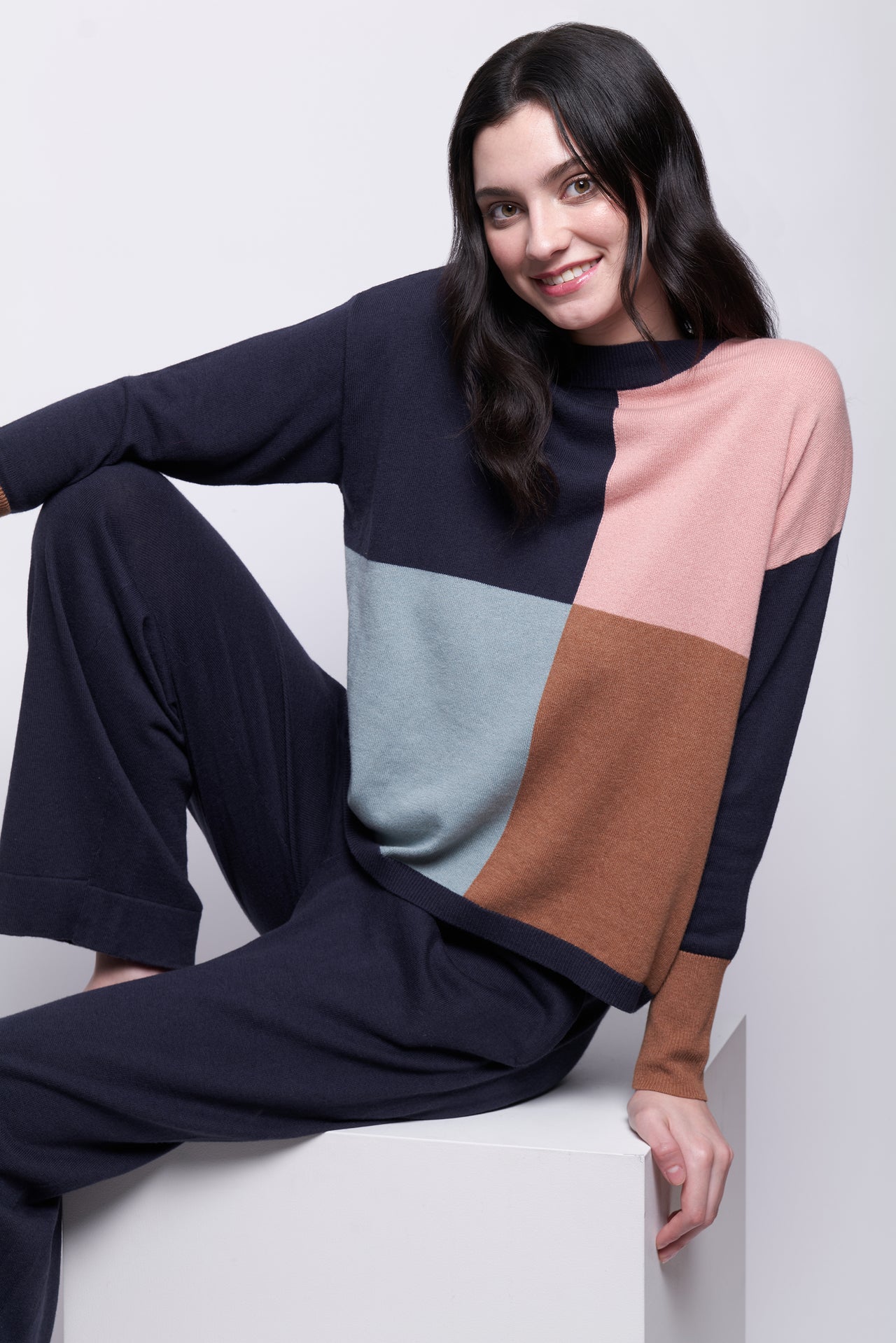 Foil Looking Sharp Sweater - Midnight Mix