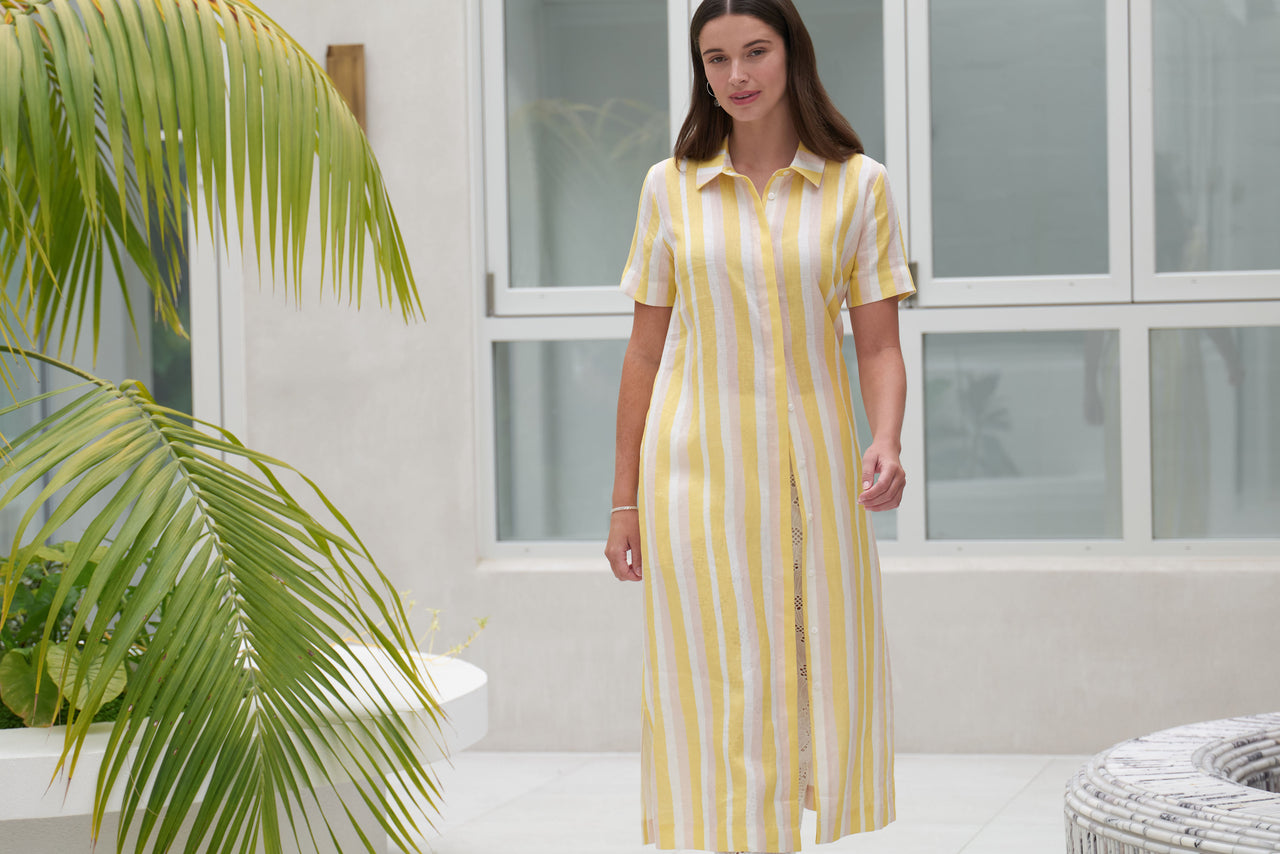 Foil Advanced Interaction Dress - Soft Stripe