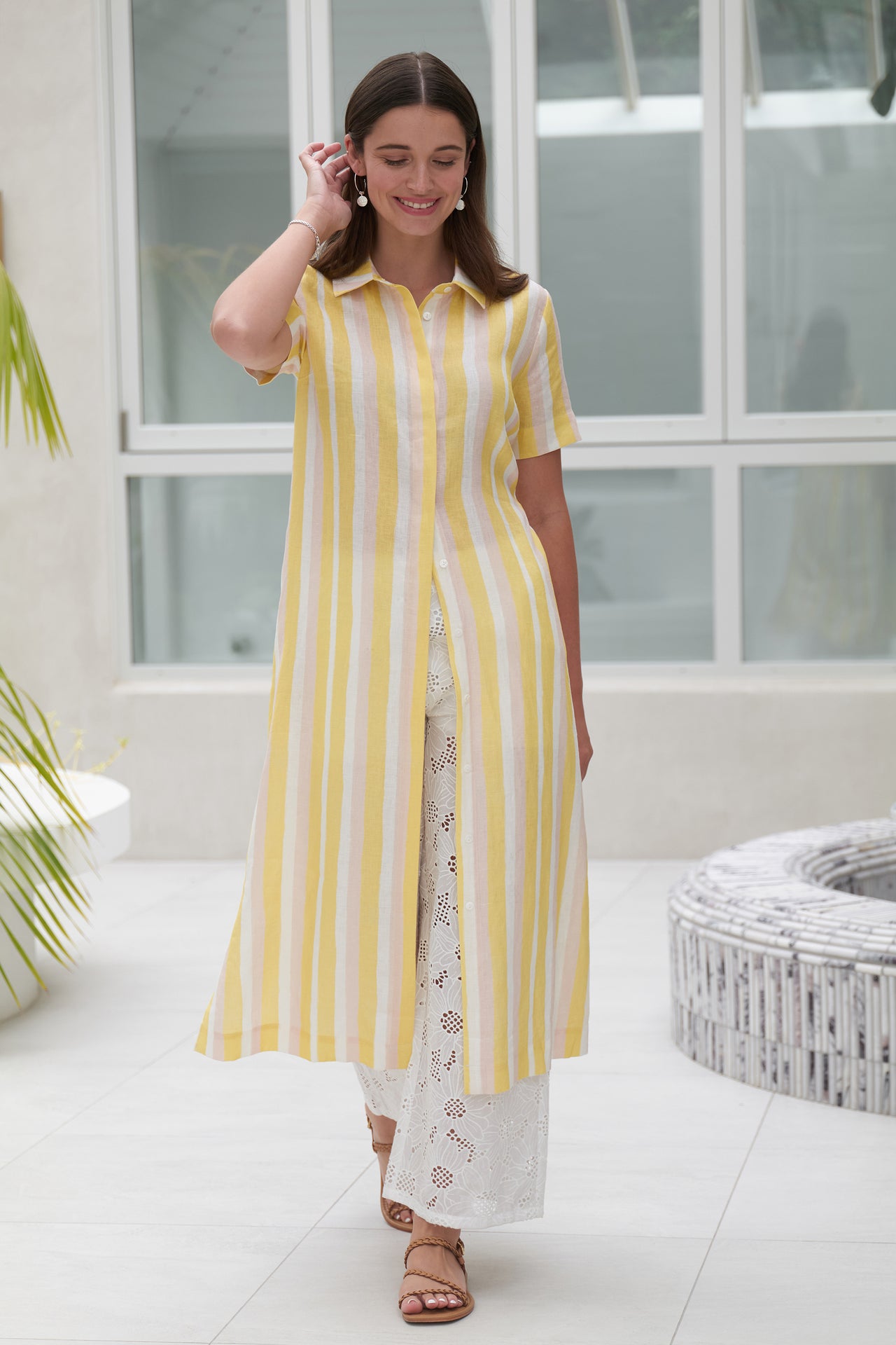 Foil Advanced Interaction Dress - Soft Stripe