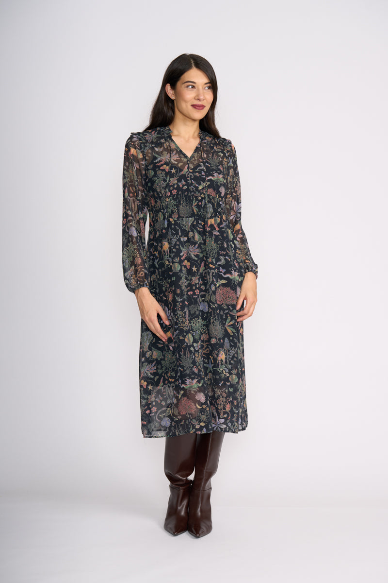 Foil 'Tinder Twirl' Dress - Narnia
