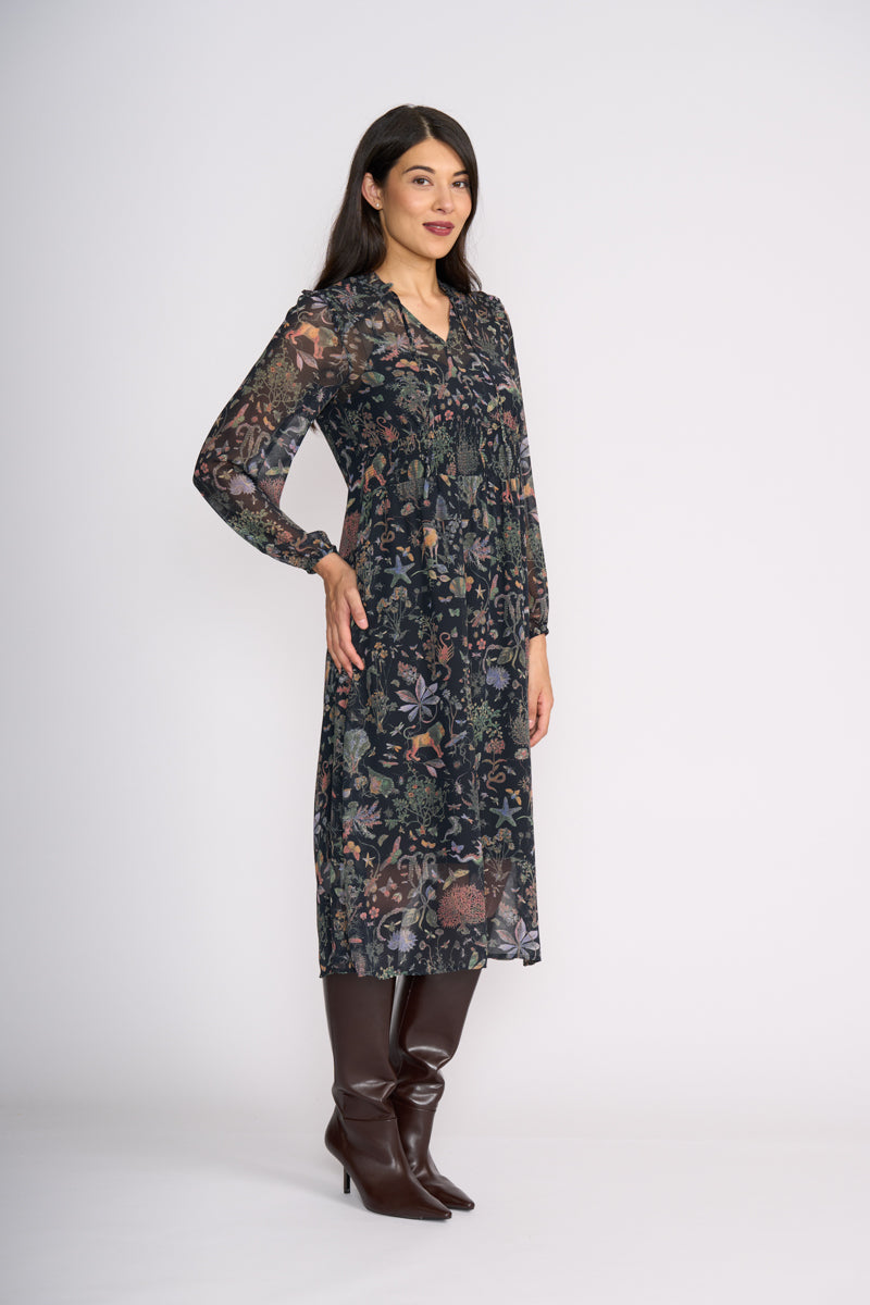Foil 'Tinder Twirl' Dress - Narnia