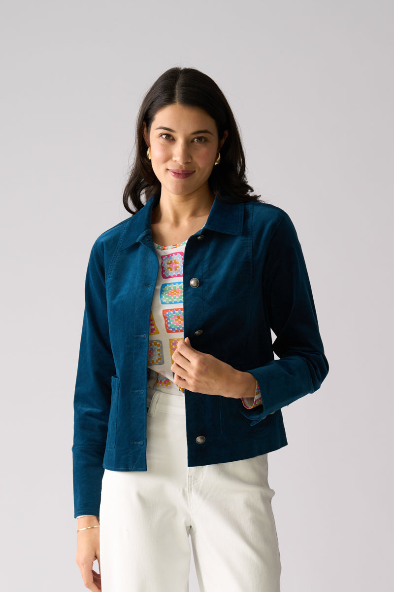 Foil 'Pre Re-Cord' Jacket - Mallard