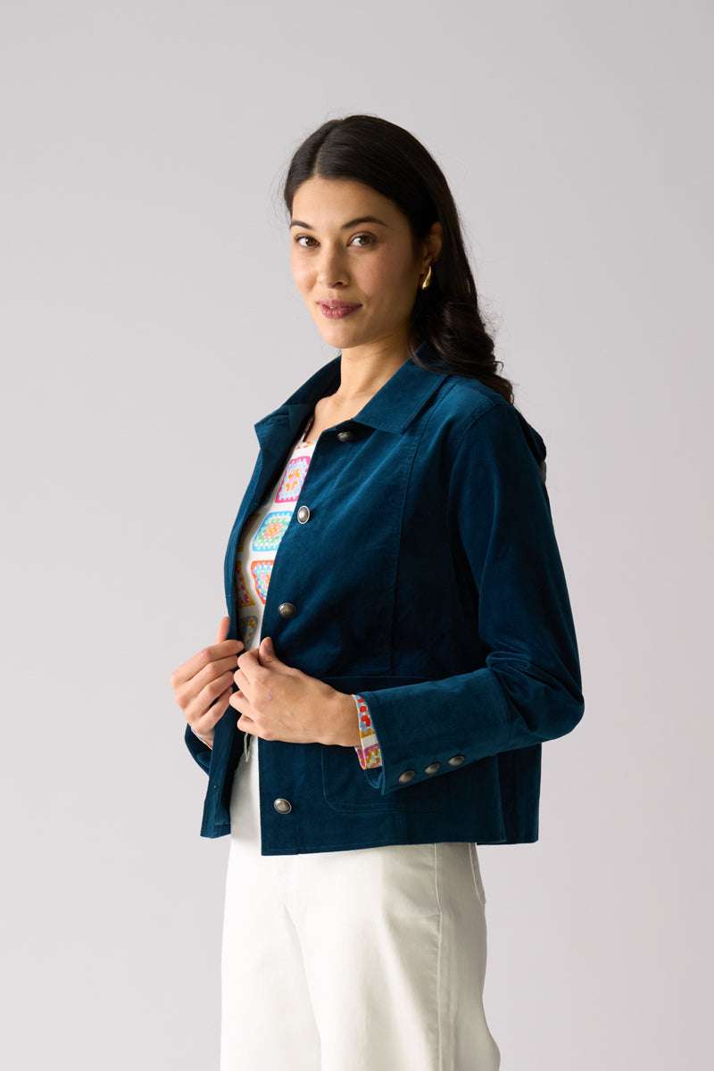 Foil 'Pre Re-Cord' Jacket - Mallard