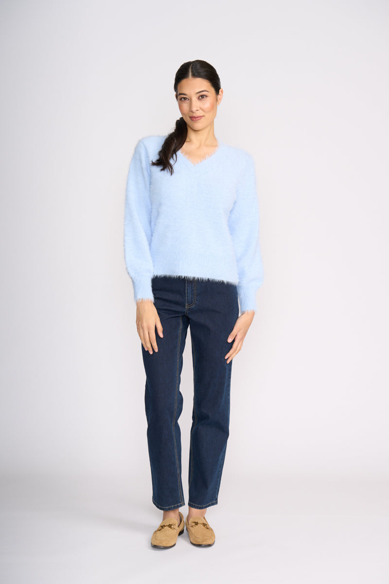 Foil 'Fluffin Cute V' Sky Jumper