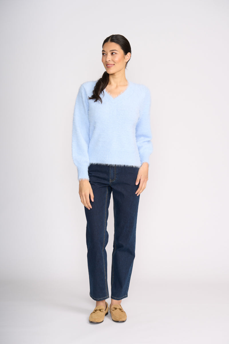Foil 'Fluffin Cute V' Sky Jumper