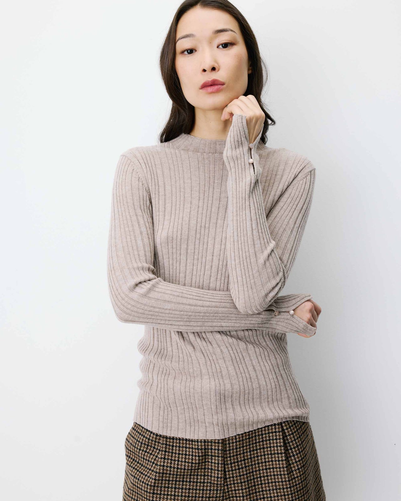 Grace & Mila ALOE Jumper - Mocha