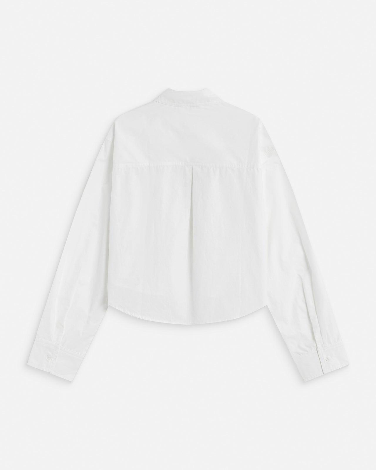 Grace & Mila AZELLE Boxy Cropped Shirt - Ivory